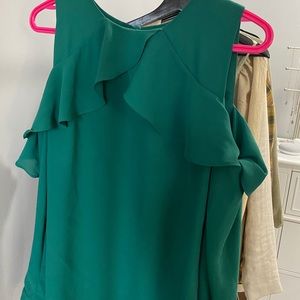 Green blouse